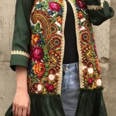 مانتو سنتی تافته